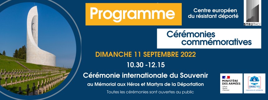 Cérémonies Commémoratives du Struthof&nbsp;2022
