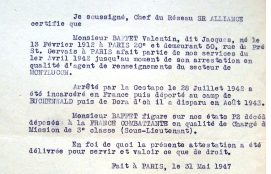 Valentin Baffet, dit Jacques&nbsp;(V500)