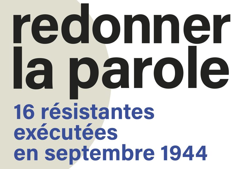 Exposition – Redonner la&nbsp;parole
